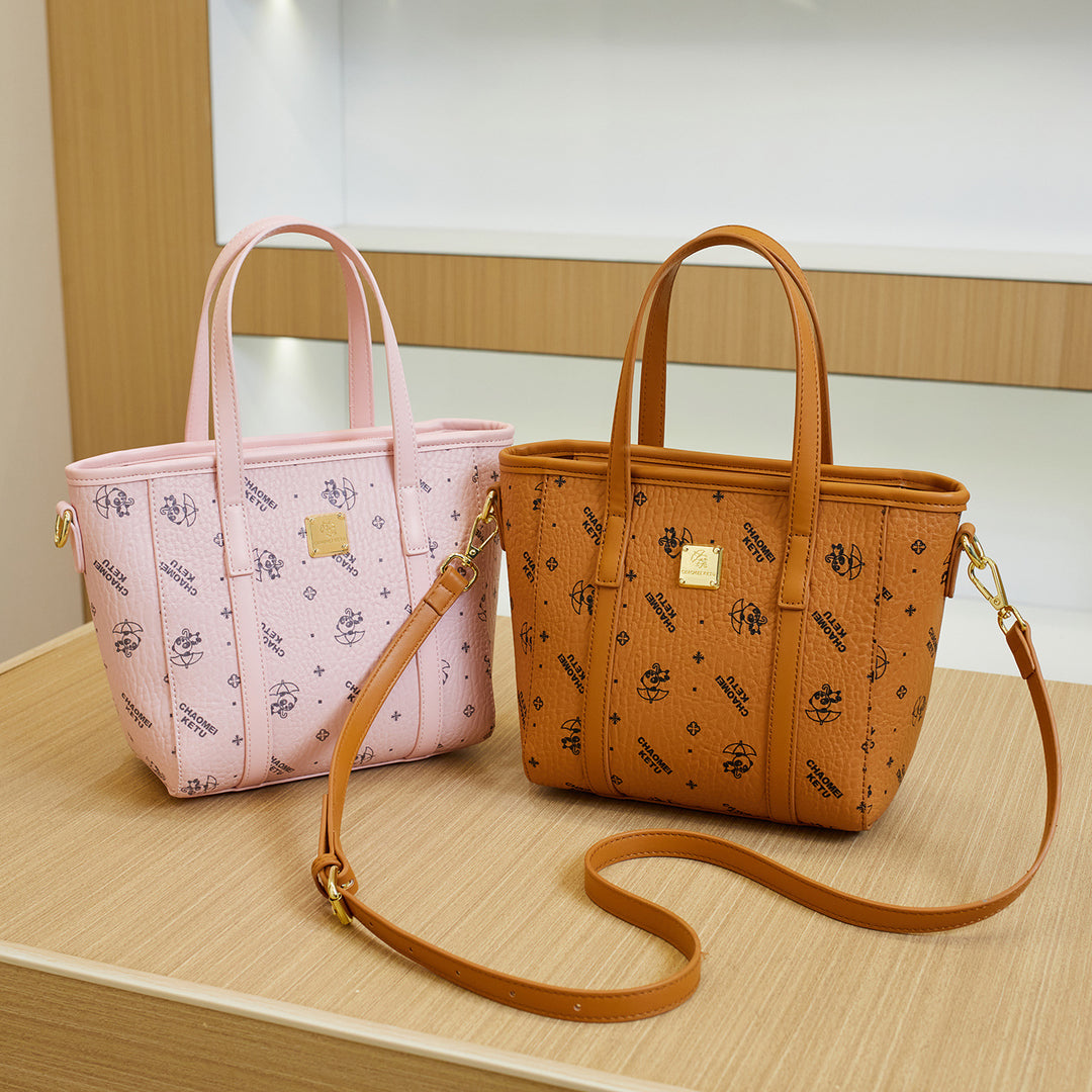 Elegant Printed Tote Handbag