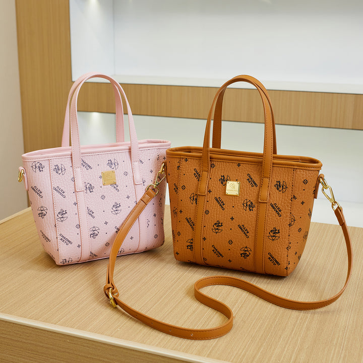 Elegant Printed Tote Handbag