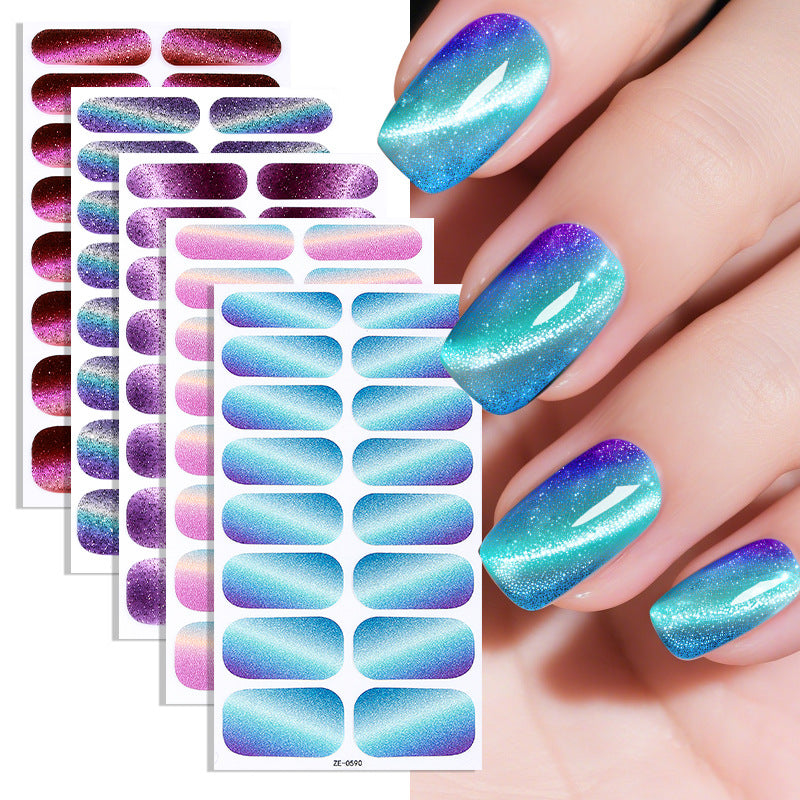 Glitter Gradient Nail Wraps