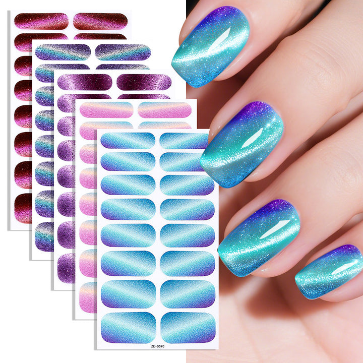 Glitter Gradient Nail Wraps