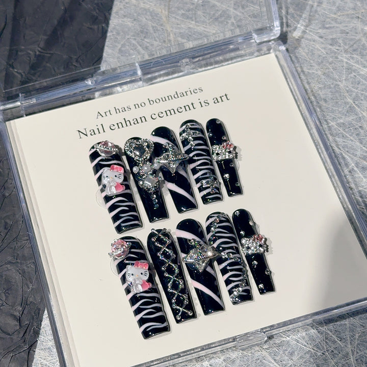 Decorative 3D Press-On Nail Tips