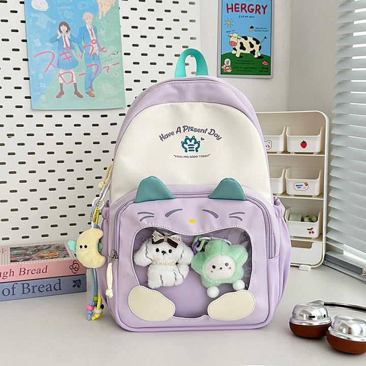 Cute Cat-Themed Backpack Kalsten