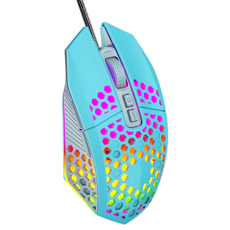 Gaming mouse with RGB lighting and ergonomic design Kalsten