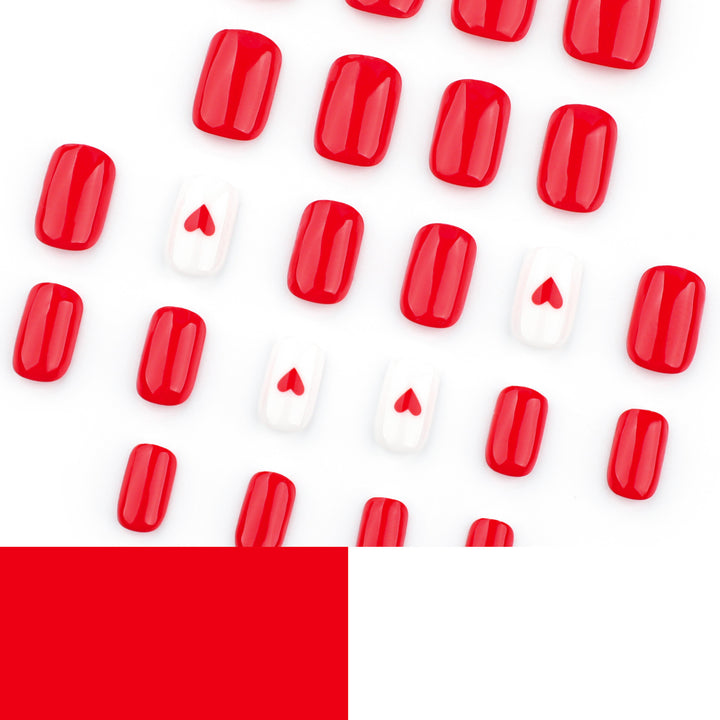 Artistic Nail Design with Heart Design Kalsten