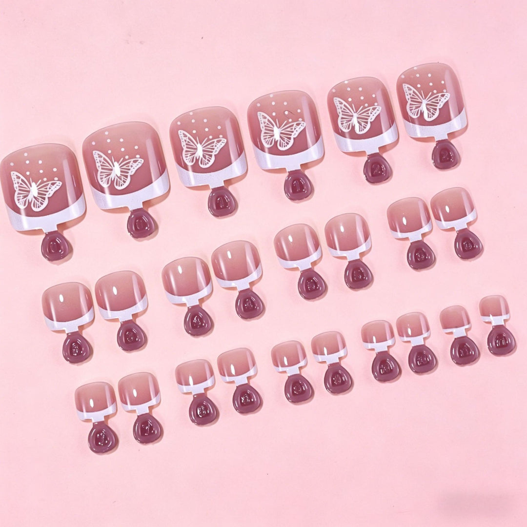Elegant Press-On Nail Art Set