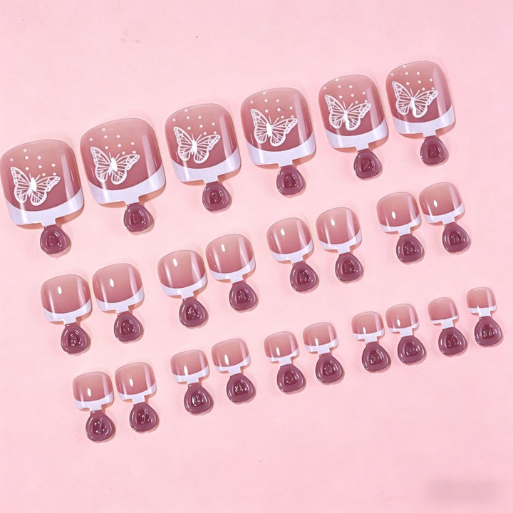 Elegant Press-On Nail Art Set