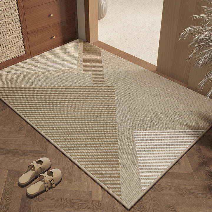 Geometric Patterned Welcome Mat for Home Entryway
