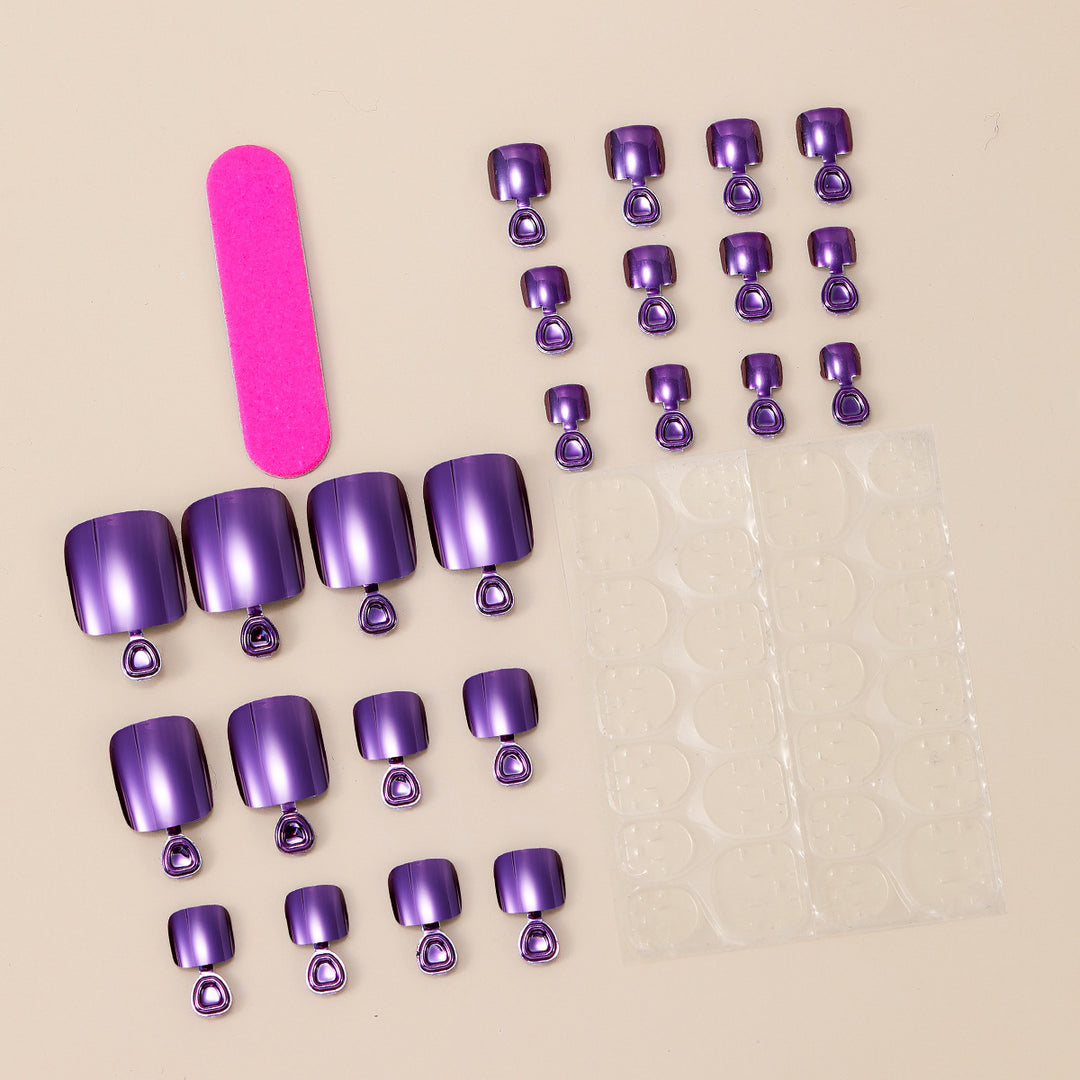 Glossy Gel Toenail Art Extensions Kalsten