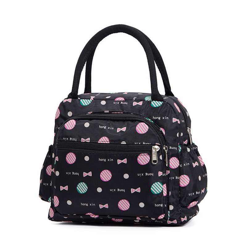 Cat Pattern Insulated Lunch Tote Kalsten