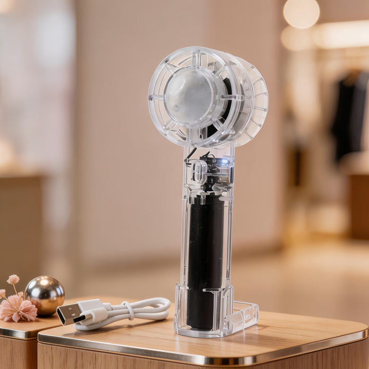 Women portable USB fan with innovative design Kalsten