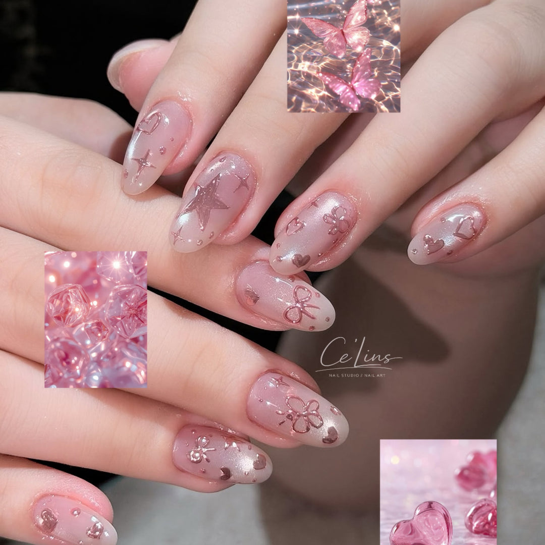 Artistic Decorative Press-On Nails Kalsten