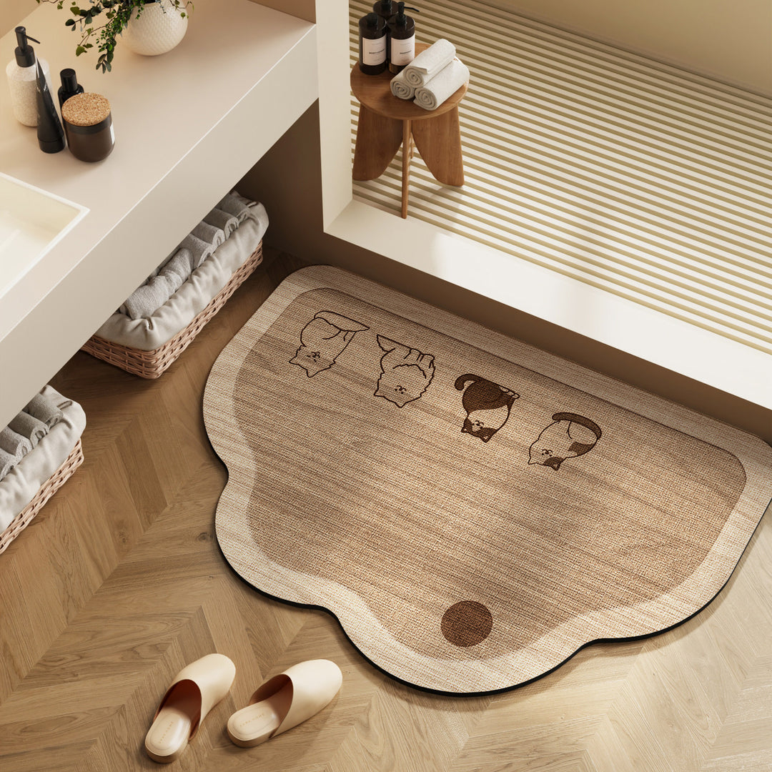 Stylish Bathroom Mat for Modern Interiors