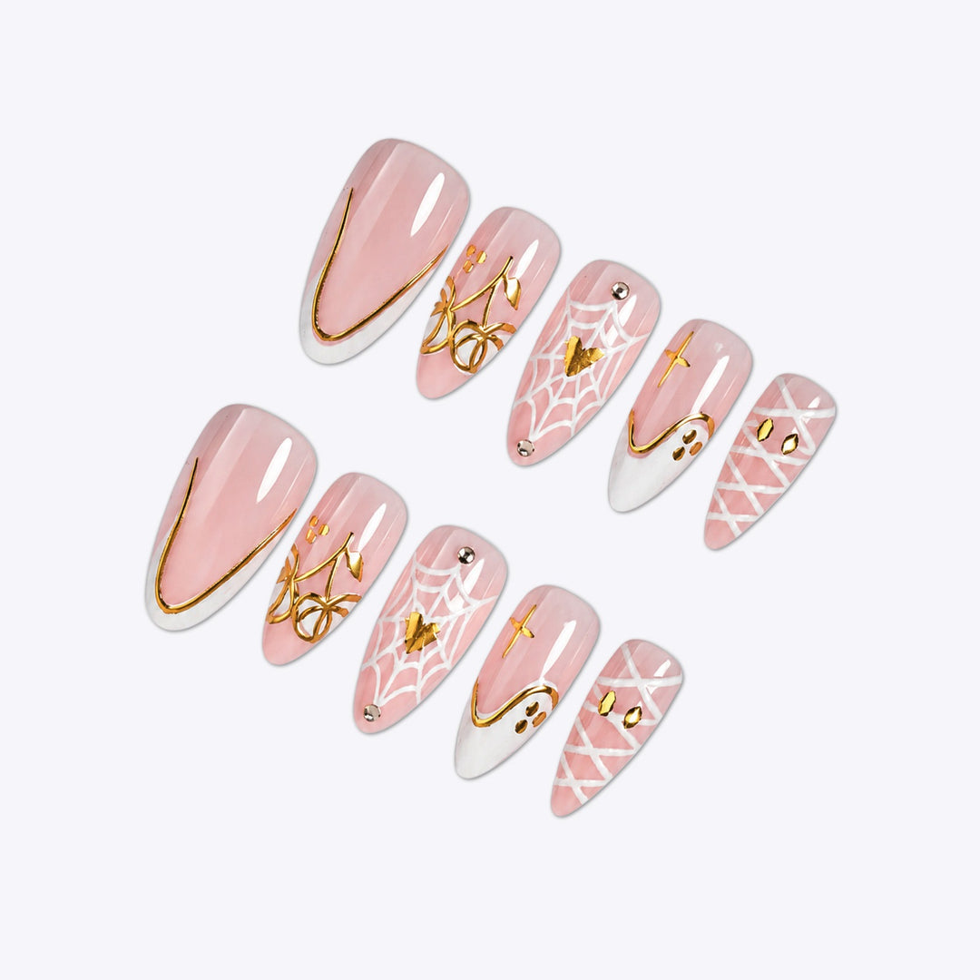 Creative Nail Art Set with Elegant 3D Elements Kalsten