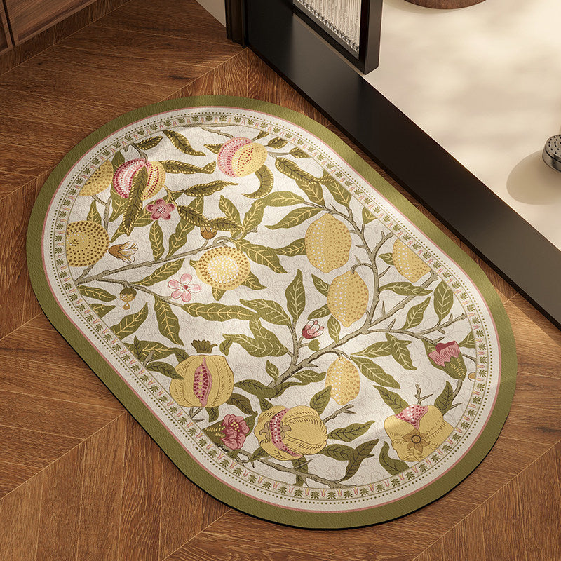 Decorative Floral Area Rug
