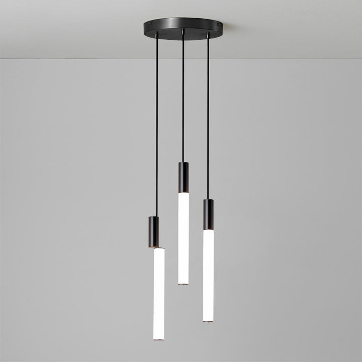 Modern Minimalist Pendant Light with Dual Tubes