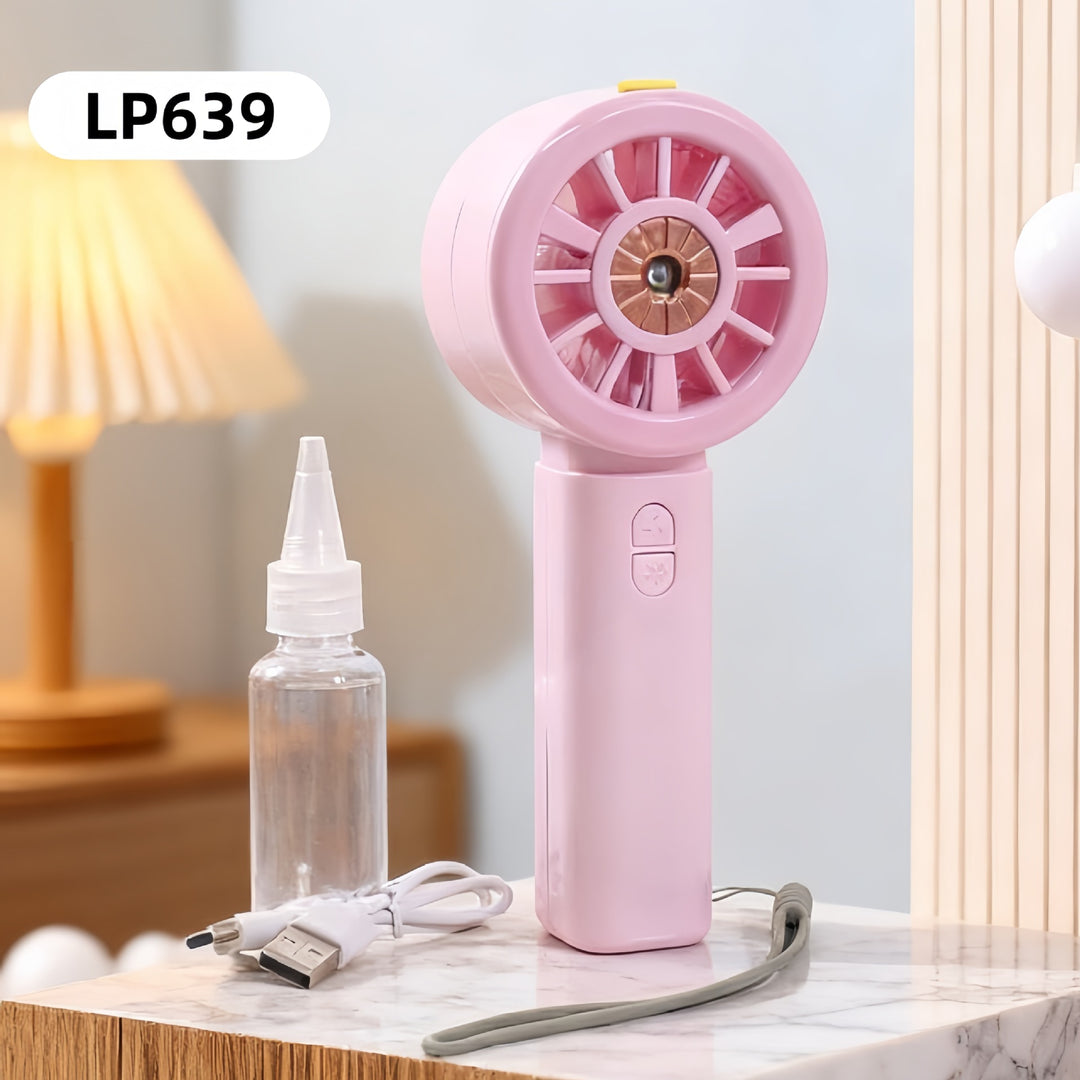 Ladies portable mini hand fan with spray function Kalsten