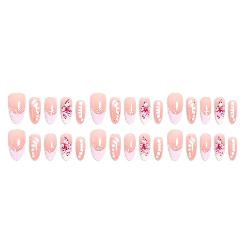 DIY Art Nail Set with Floral Accents Kalsten