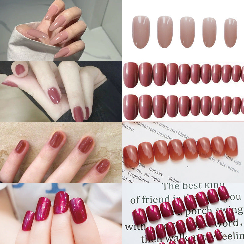 Luxurious Glossy Press-On Nails Kalsten