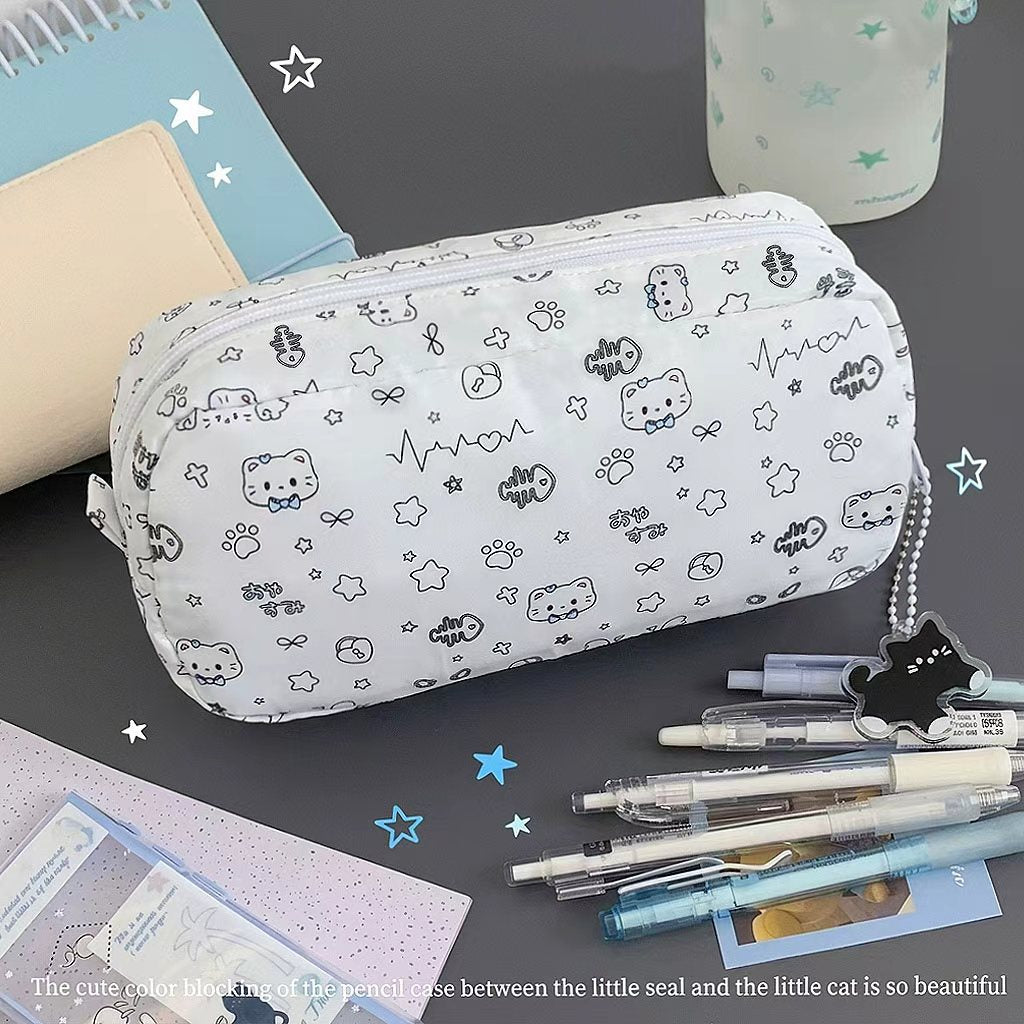 Cute Illustrated Storage Pouch
