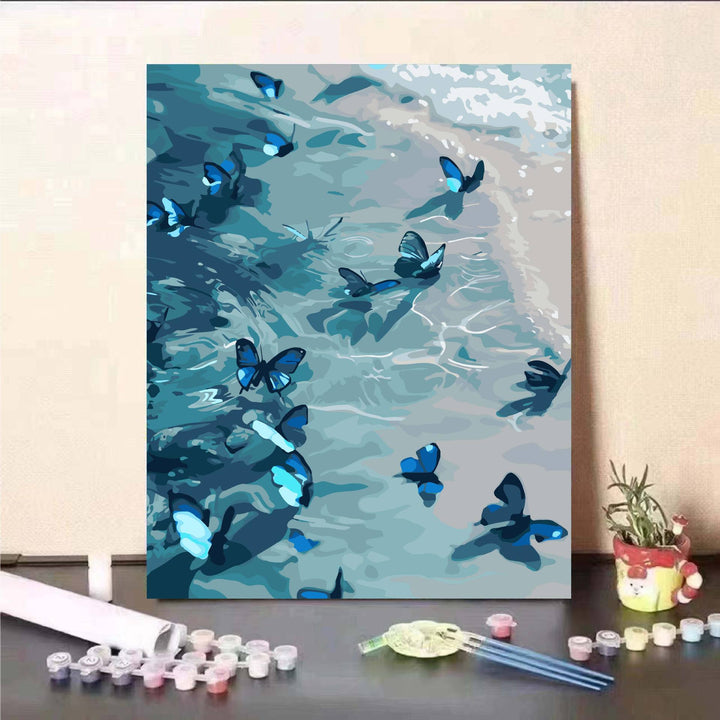 Floral Fantasy Paint by Numbers Wall Art Kalsten