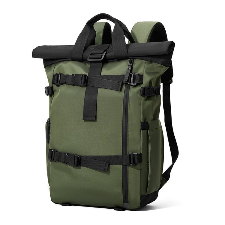 Backpack with roll closure and durable materials Kalsten
