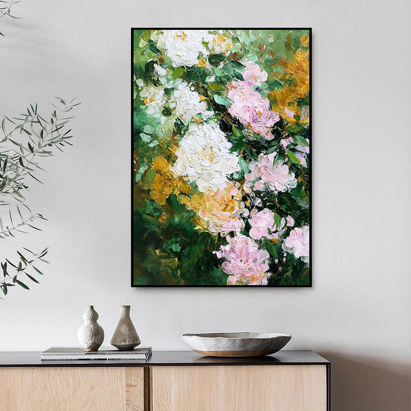 Floral Inspired Oil Painting Canvas Art