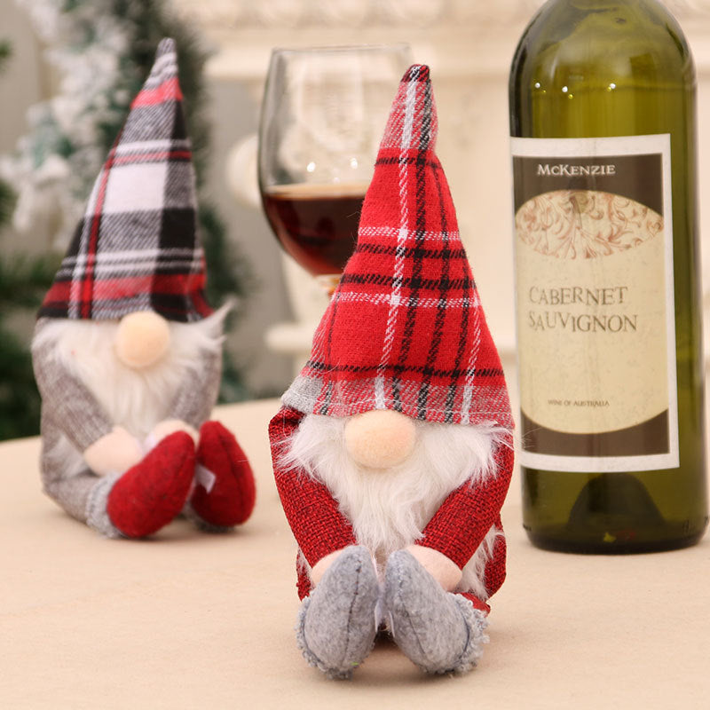 Decorative Wine Bottle Gnome Cover Kalsten