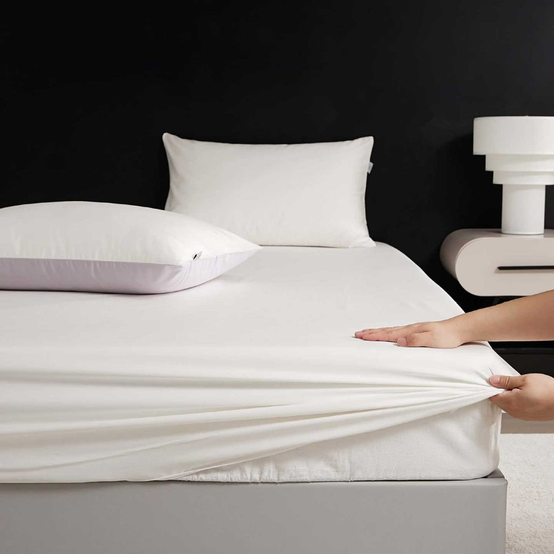 Reversible Premium Cotton Satin Bed Set with Silky Soft Finish