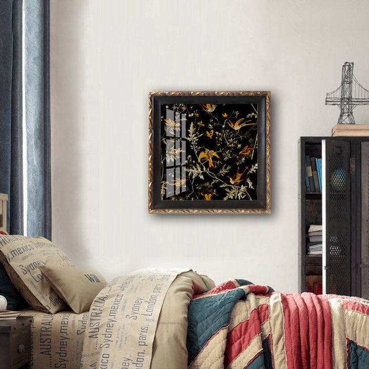 Decorative Framed Unicorn Tapestry Artwork