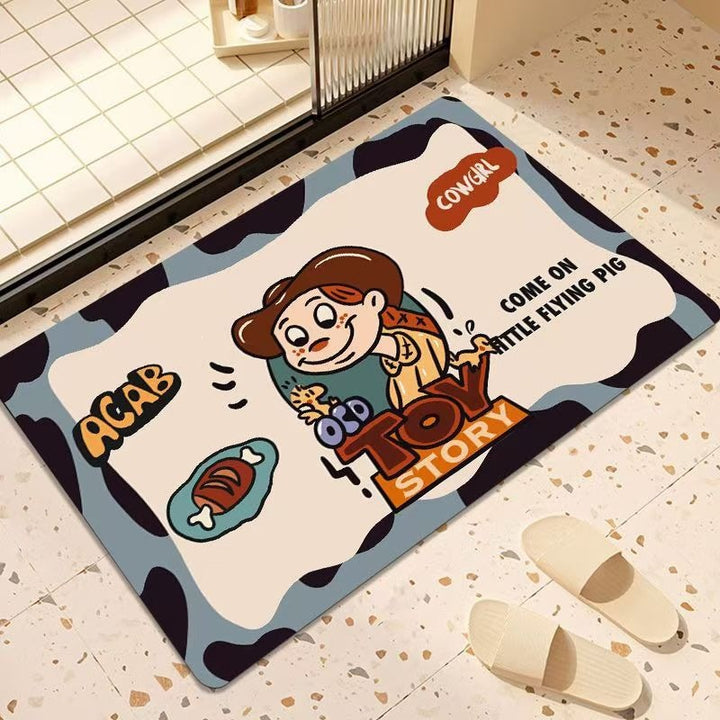 Cartoon Character Area Mat for Home