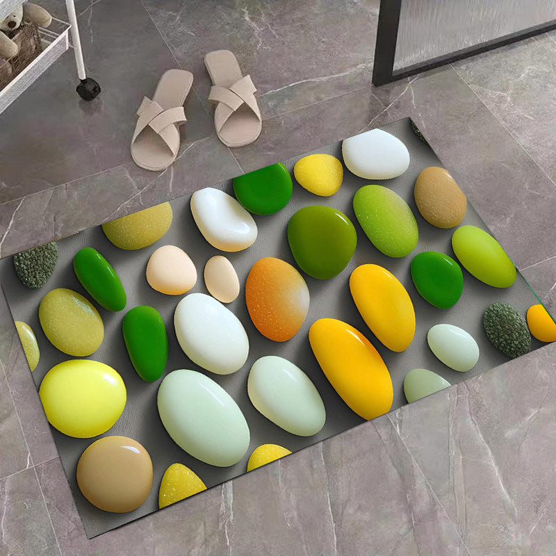 Stone-Inspired Decorative Area Mat