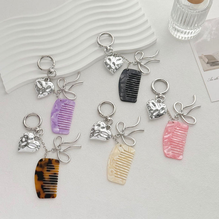 Decorative Hair Comb Keychain Kalsten