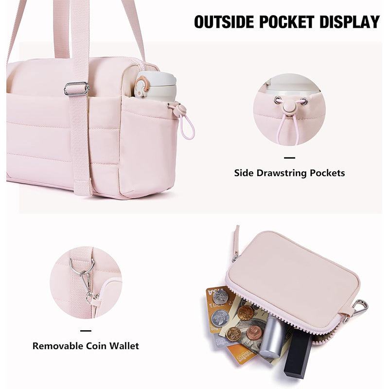 Multifunctional shoulder bag with detachable wallet Kalsten