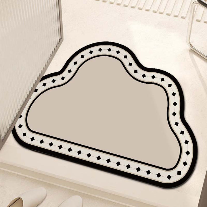 Decorative Cloud-Shaped Area Mat
