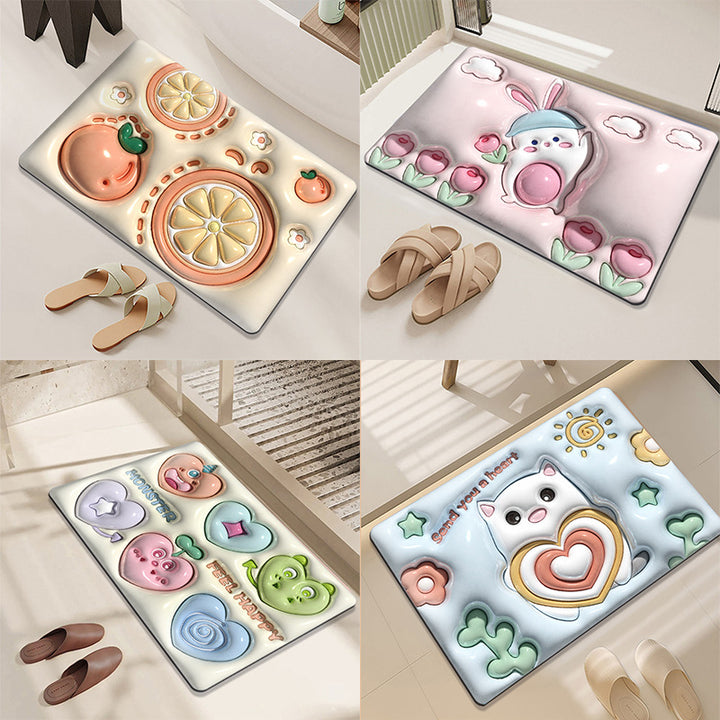 Cute Cartoon-Themed Area Mat