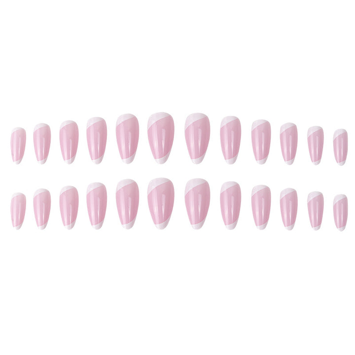 Elegant Stiletto Press-On Nails with French Tip Design Kalsten