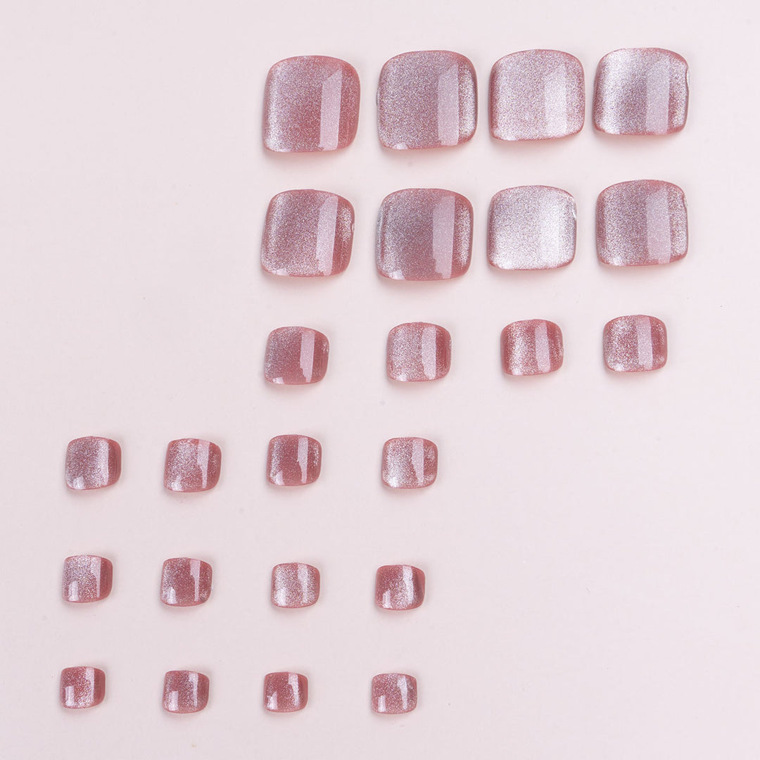 Glittering Pedicure Set