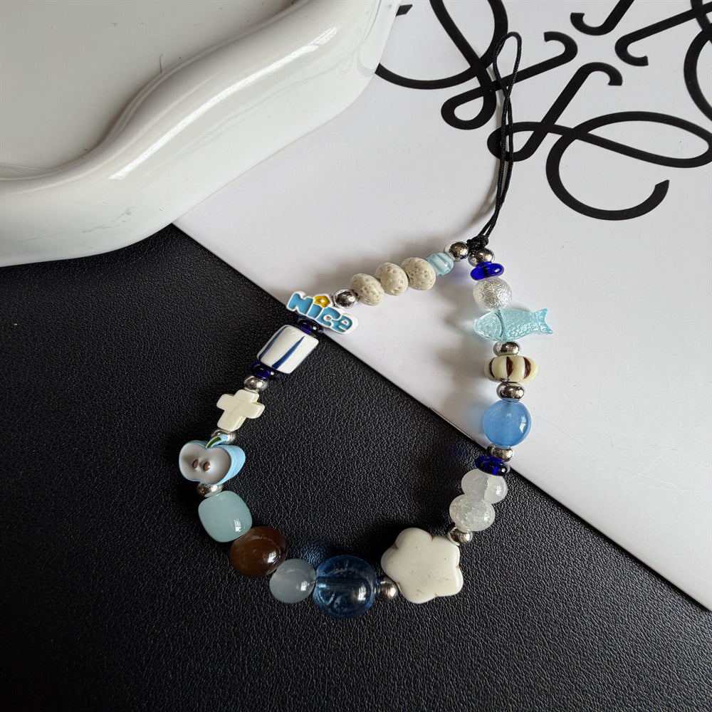 Charming Beaded Phone Strap Kalsten