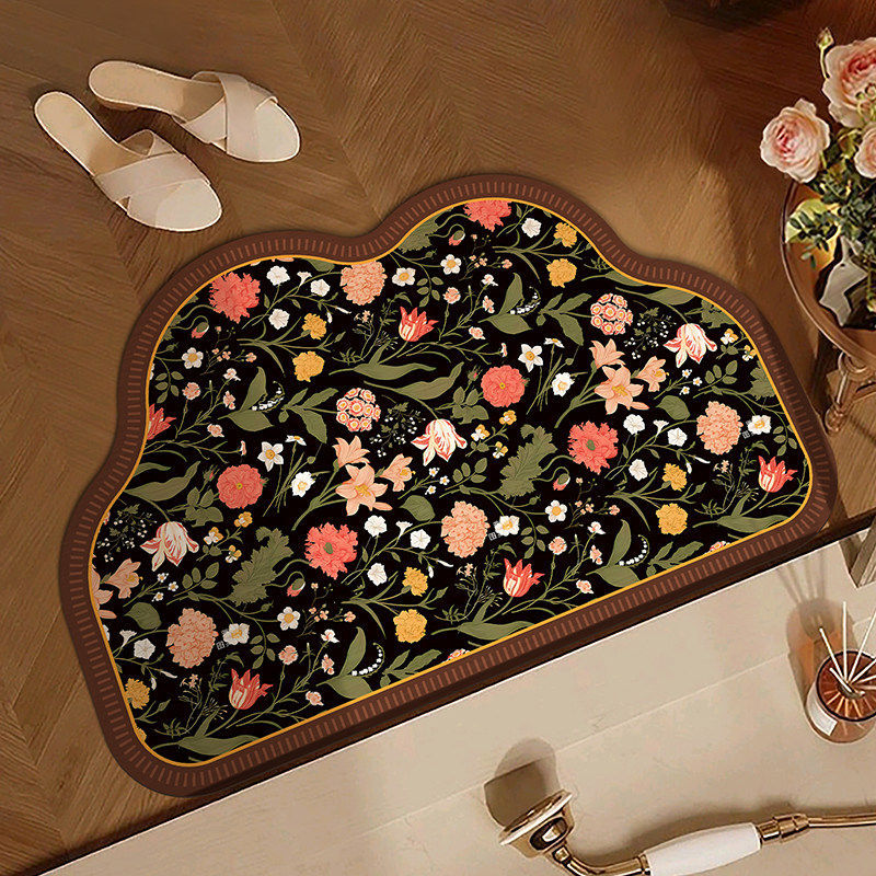 Floral Decorative Mat Kalsten