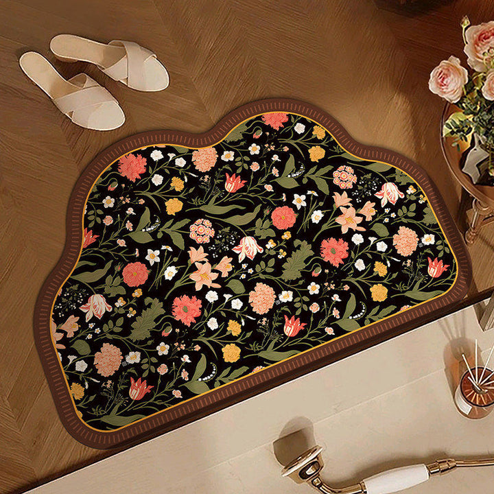 Floral Decorative Mat Kalsten
