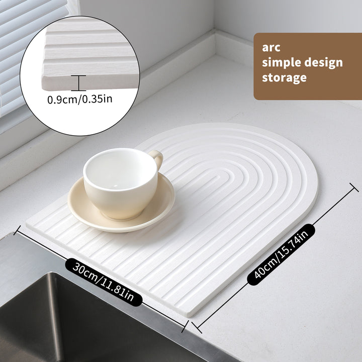 Modern Textured Kitchen Drying Pad Kalsten