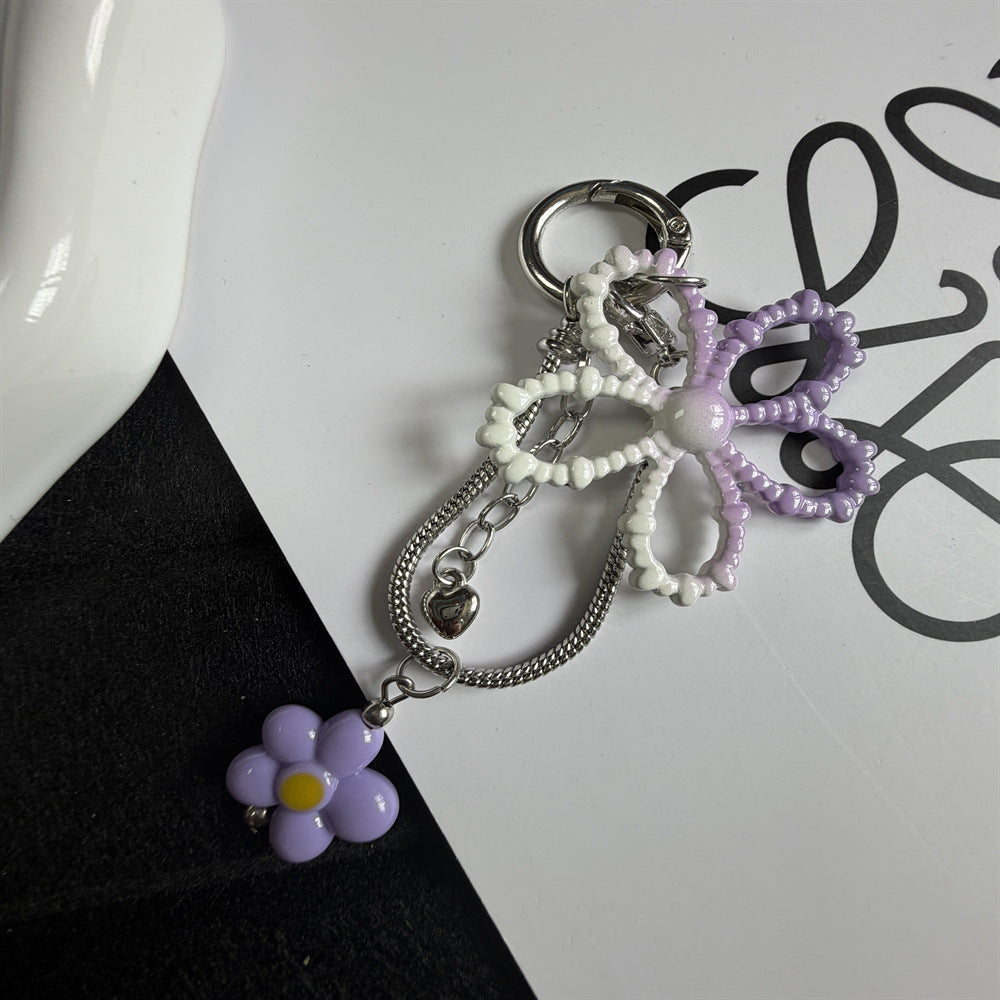 Decorative Flower Charm Keychain Kalsten