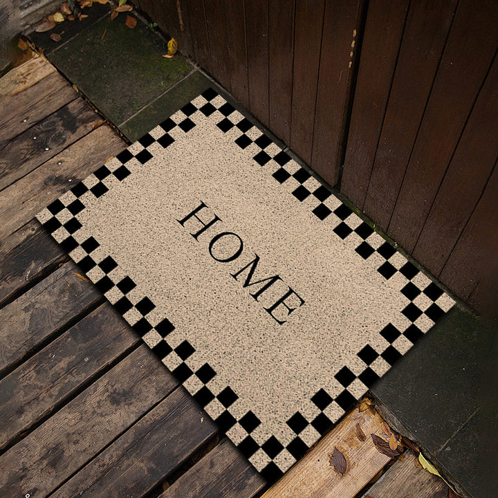Checkerboard Decorative Doormat