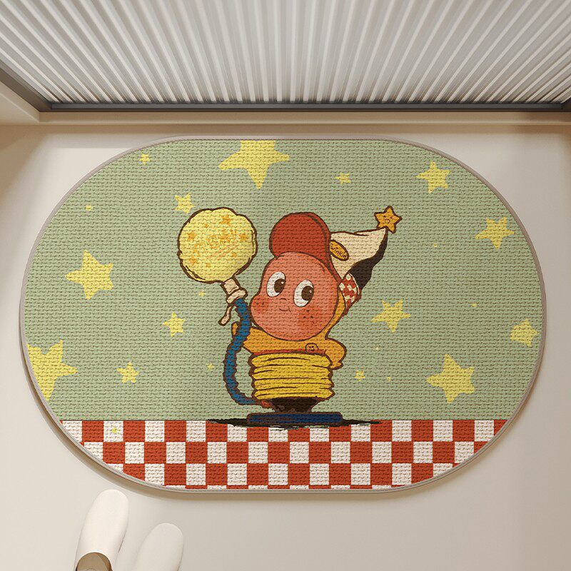 Playful Cartoon-Themed Area Rug