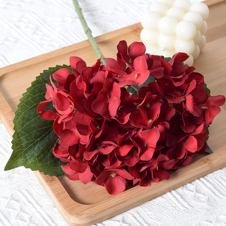 Faux Hydrangea Flower Stem