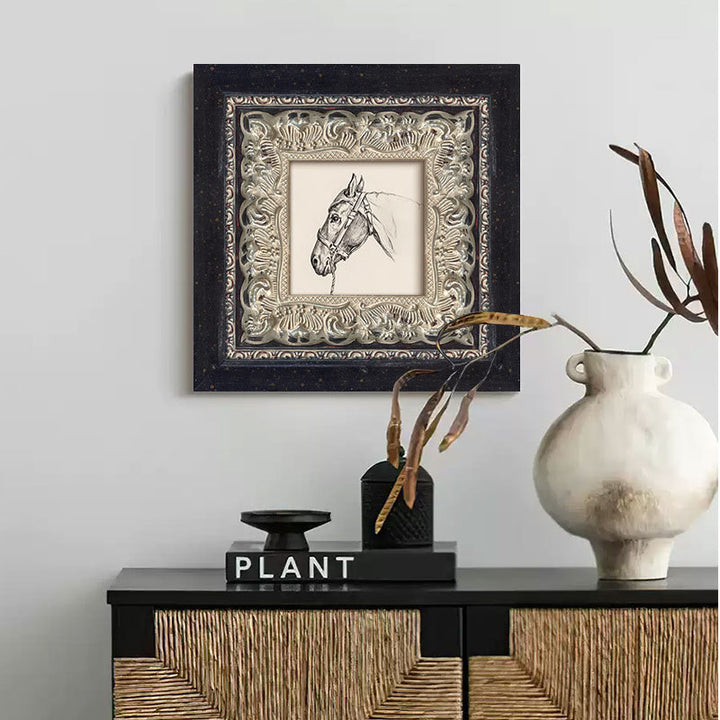 Decorated Framed Bird Artwork