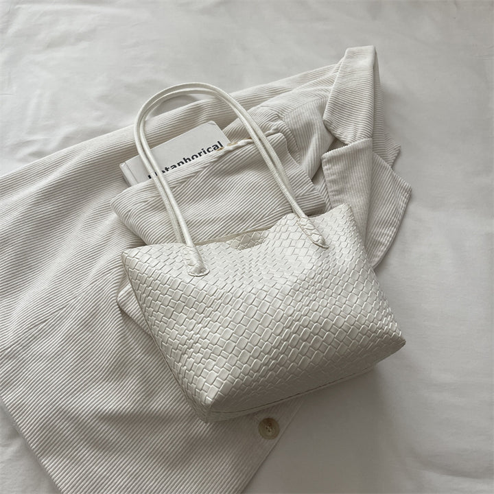 Woven Textured Handbag