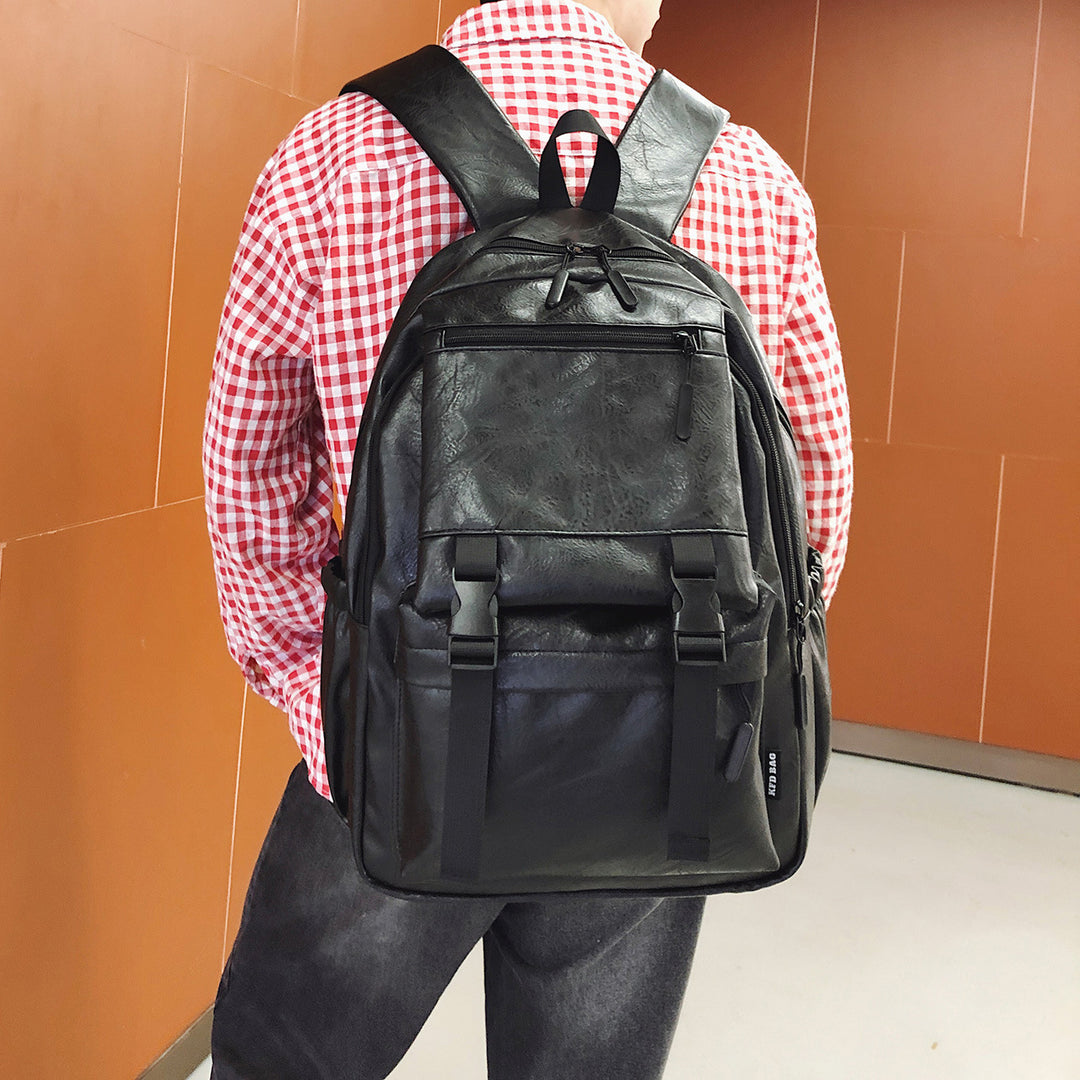 Stylish Multi-Functional Leather Backpack Kalsten