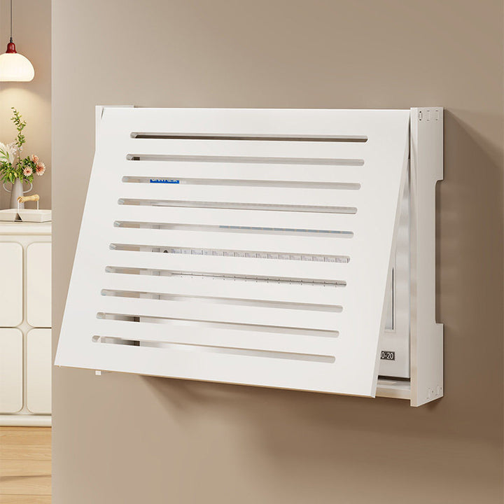 Ventilated Hinged Wall-Mounted Electrical Panel Concealment Cover
