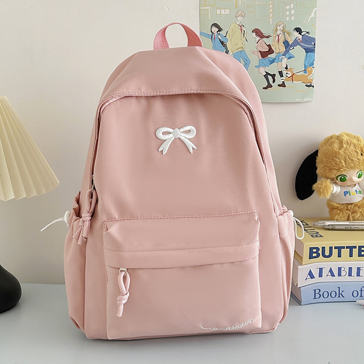 Chic Bow-Accent Backpack Kalsten